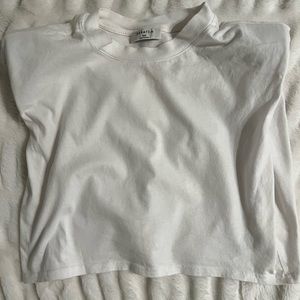 Aritzia Babaton Cropped Should Pad Tee